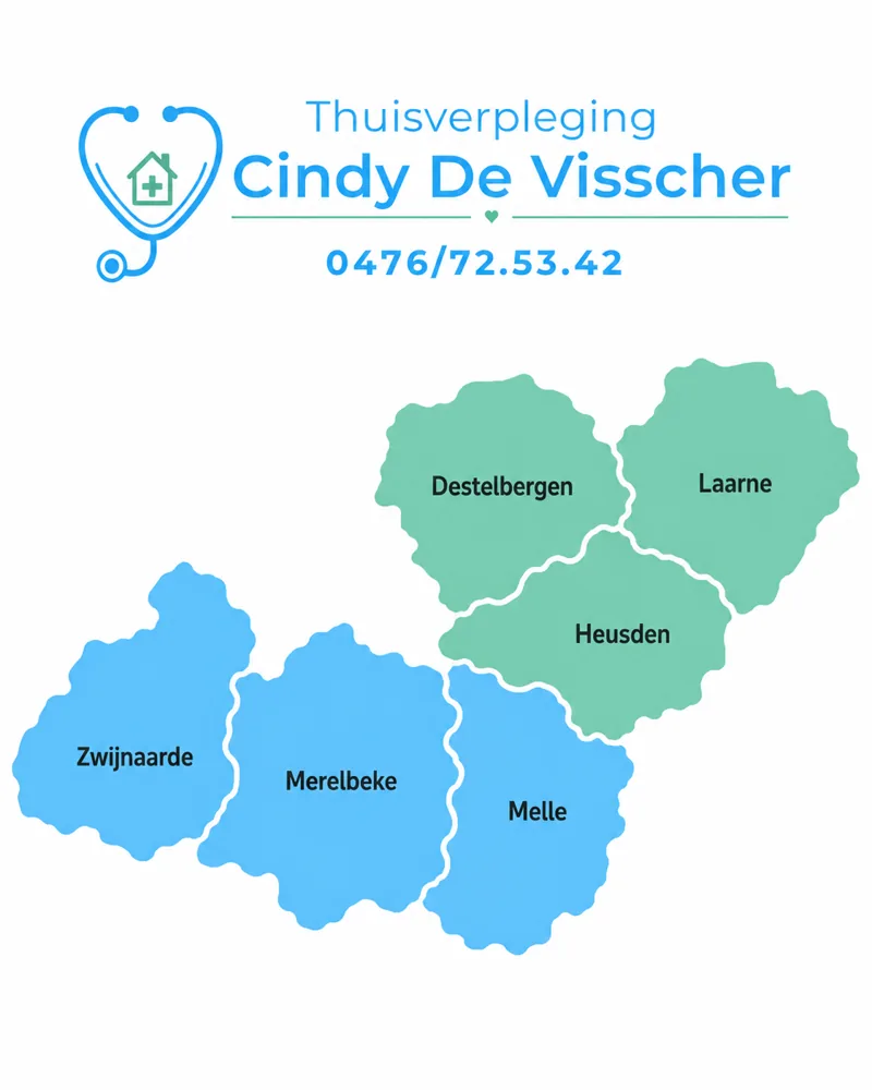 Werkgebied Thuisverpleging Cindy